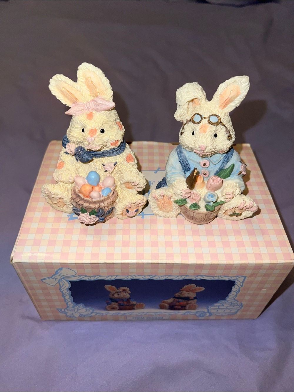 Set of Two New Patchwork Bunnies